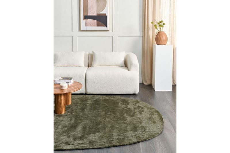 Matta Mitha - Grön - Textil & mattor - Matta - Modern matta - Viskosmatta & konstsilkesmatta