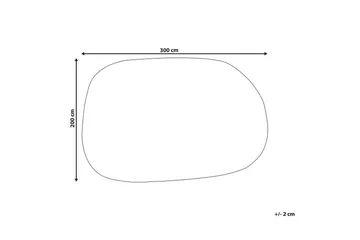 Matta Mitha - Vit - Textil & mattor - Matta - Modern matta - Viskosmatta & konstsilkesmatta