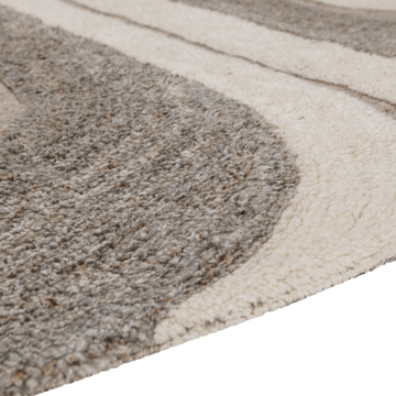 Matta Moro 170x240 cm - Grå/Vit - Textil & mattor - Matta - Modern matta - Ullmatta