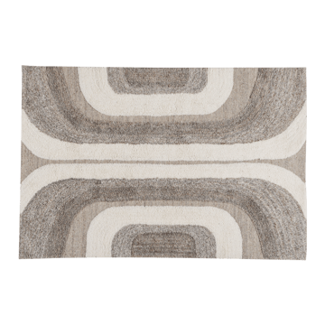 Matta Moro 170x240 cm - Grå/Vit - Textil & mattor - Matta - Modern matta - Ullmatta