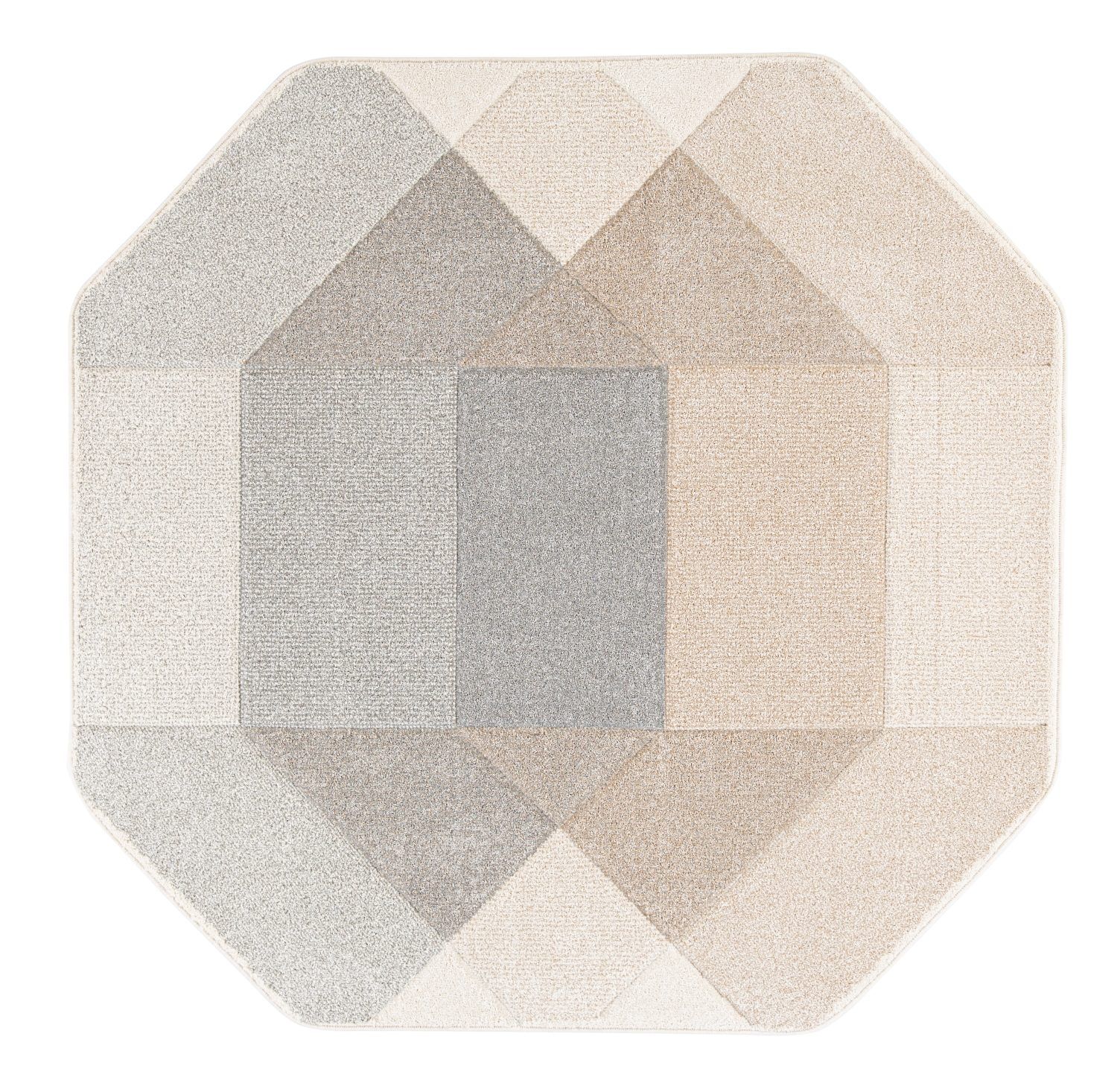 Matta Navon Carved 100x150 cm - Grå/Beige
