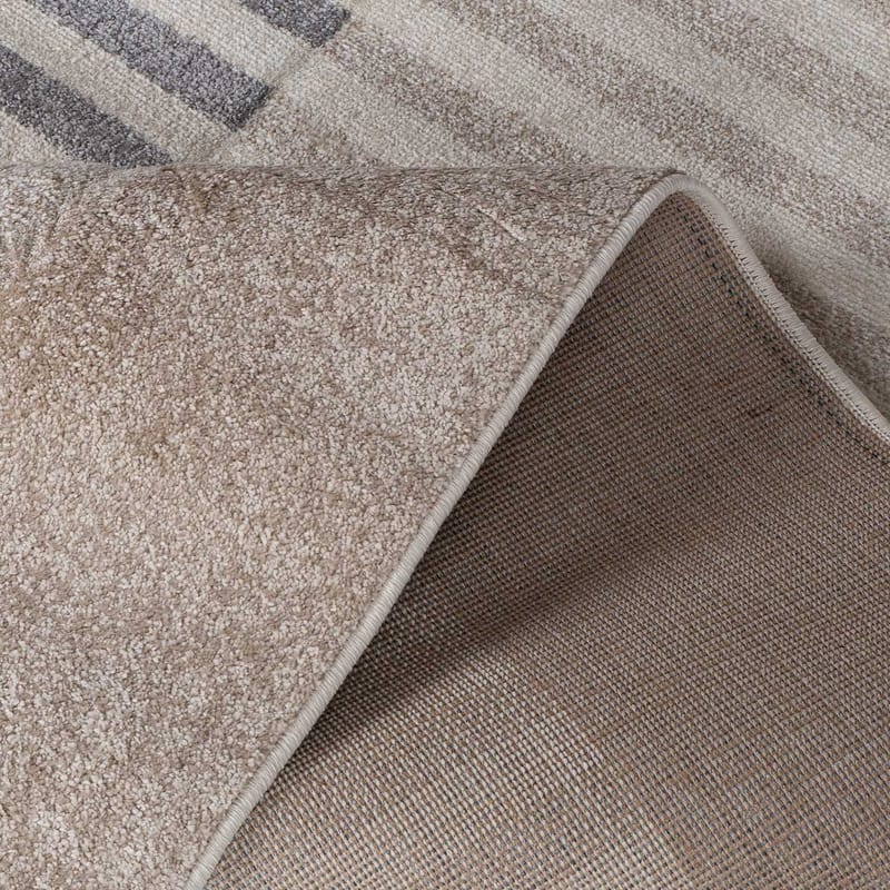 Matta Navon Carved 160x230 cm - Grå/Beige - Textil & mattor - Matta - Modern matta - Friezematta