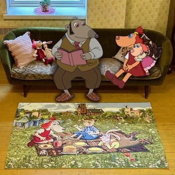 Matta Relvi 100x160 cm - Grön - Textil & mattor - Matta - Modern matta - Wiltonmatta