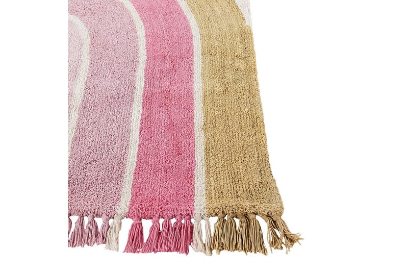 Matta Tatarli - Beige, rosa, gul - Textil & mattor - Matta - Modern matta - Bomullsmatta