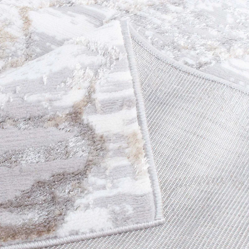 Matta Vanor 100x150 cm - silver/vit - Textil & mattor - Matta - Modern matta - Wiltonmatta