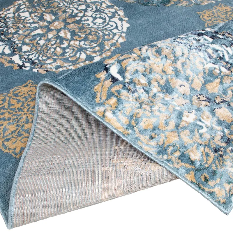Matta Velon 160x230 cm - Blå - Textil & mattor - Matta - Modern matta - Wiltonmatta