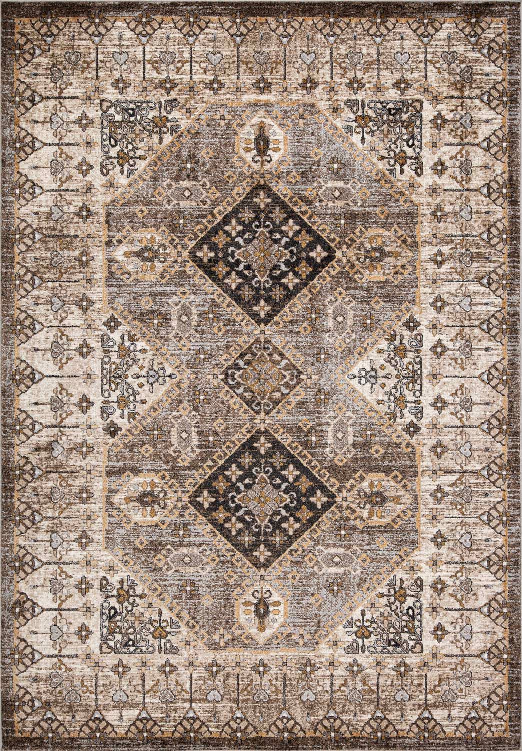 Matta Yelvi 133x190 cm - Brun/Beige