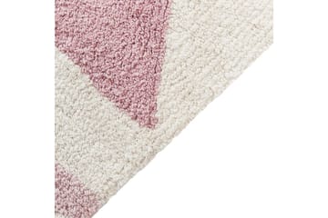 Matta Zaysan - Beige, rosa, lila, gul - Textil & mattor - Matta - Modern matta - Bomullsmatta