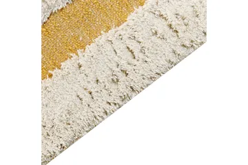 Matta Perai - Vit, Gul, 160x230 cm - Textil & mattor - Matta - Modern matta - Bomullsmatta