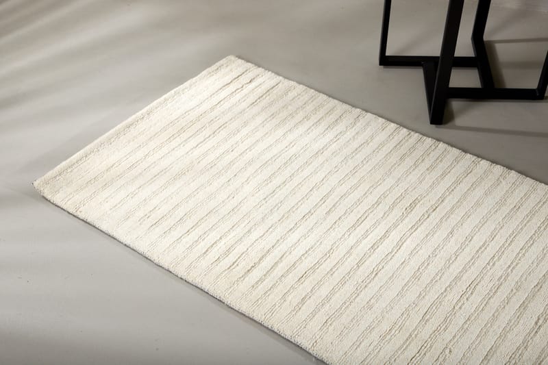 Milton Ullmatta 70x200 cm Rektangulär - Vit - Textil & mattor - Matta - Modern matta - Ullmatta