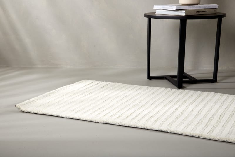 Milton Ullmatta 70x200 cm Rektangulär - Vit - Textil & mattor - Matta - Modern matta - Ullmatta