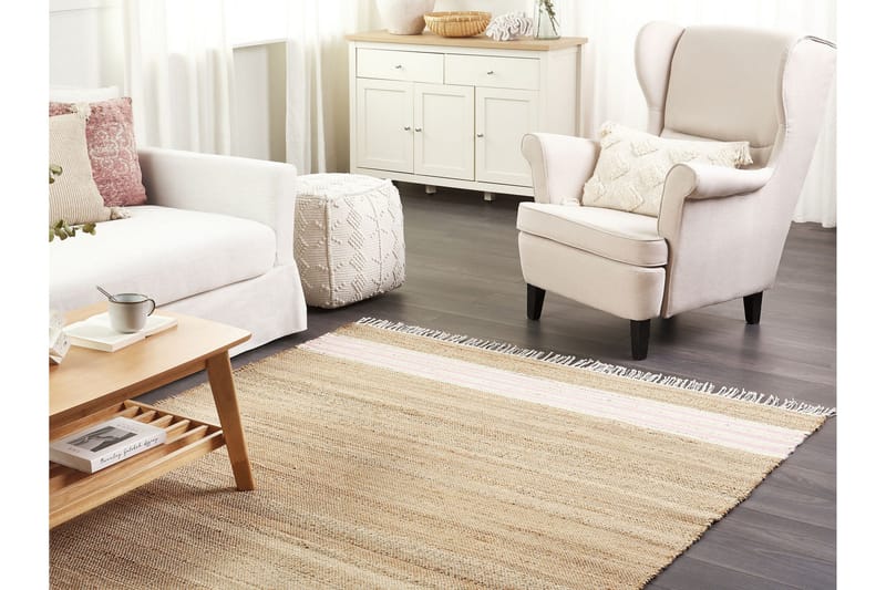 Mirza Jutematta 160x230 cm - Beige - Textil & mattor - Matta - Modern matta - Jutematta & hampamatta