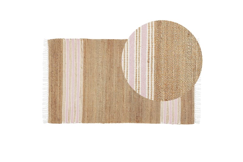 Mirza Jutematta 80x150 cm - Beige - Textil & mattor - Matta - Modern matta - Jutematta & hampamatta