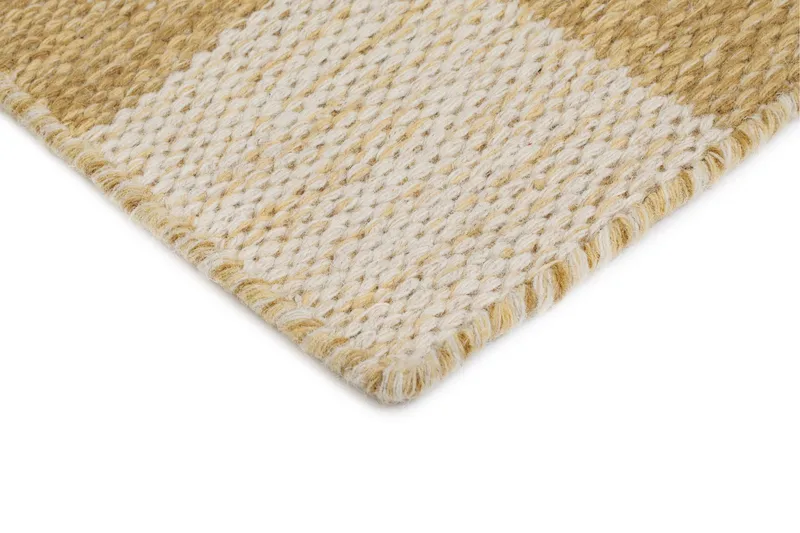 Moharan Ullmatta 140x200 cm Rektangulär - Gul - Textil & mattor - Matta - Modern matta - Ullmatta