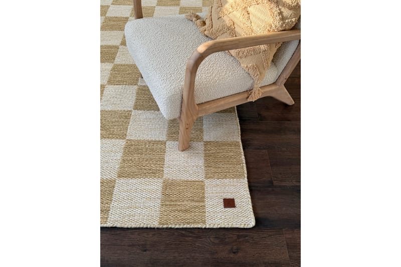 Moharan Ullmatta 160x230 cm Rektangulär - Gul - Textil & mattor - Matta - Modern matta - Ullmatta