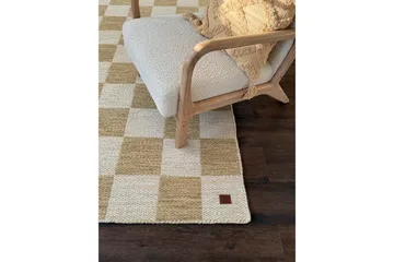 Moharan Ullmatta 160x230 cm Rektangulär - Gul - Textil & mattor - Matta - Modern matta - Ullmatta