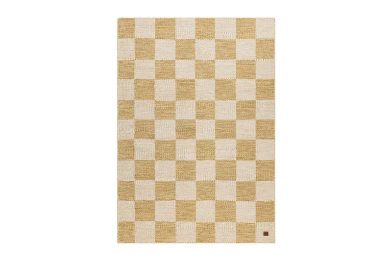 Moharan Ullmatta 160x230 cm Rektangulär, Gul