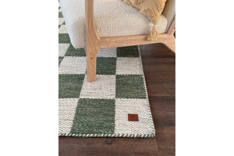 Moharan Ullmatta 200x300 cm Rektangulär - Emeraldgrön - Textil & mattor - Matta - Modern matta - Ullmatta