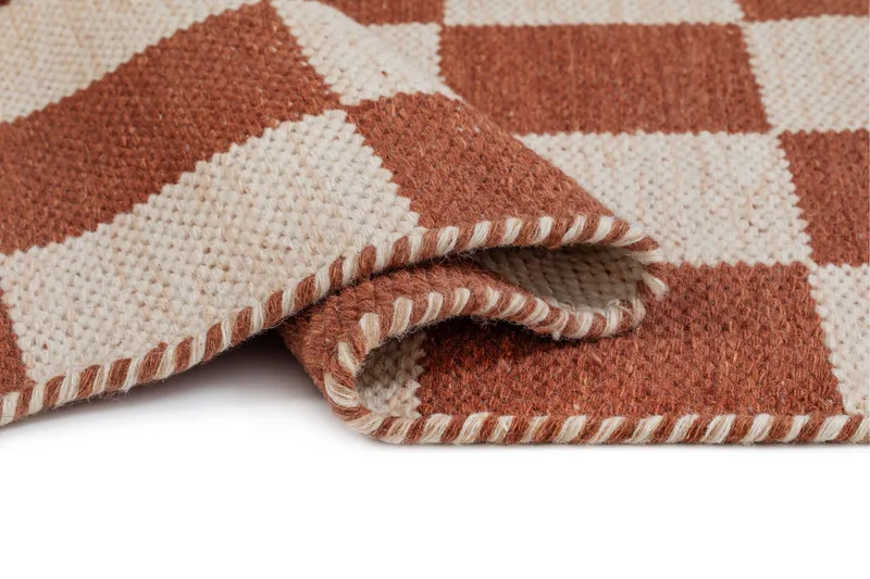 Moharan Ullmatta 200x300 cm Rektangulär - Terrakotta - Textil & mattor - Matta - Modern matta - Ullmatta