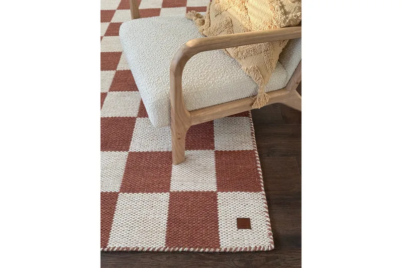 Moharan Ullmatta 240x340 cm Rektangulär - Terrakotta - Textil & mattor - Matta - Modern matta - Ullmatta