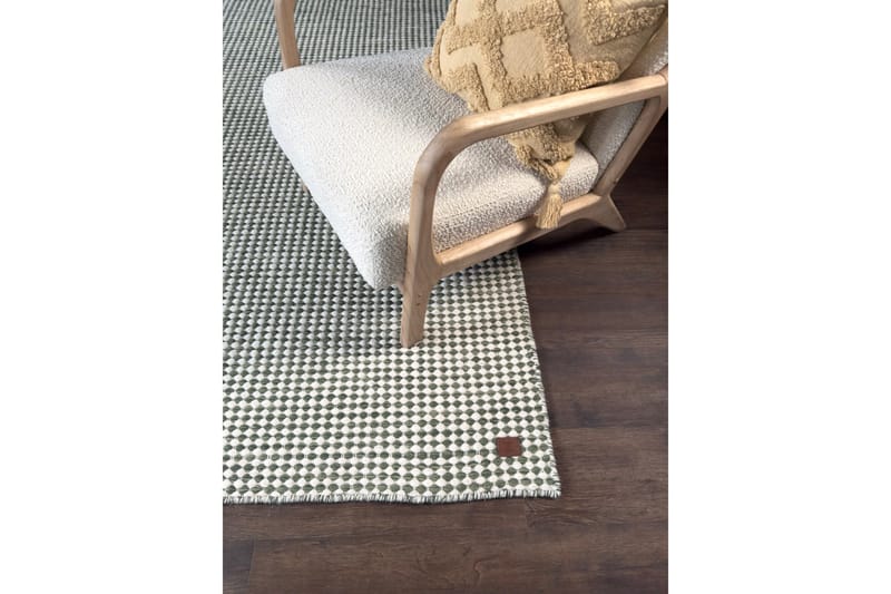 Mohardi Ullmatta 140x200 cm Rektangulär - Emeraldgrön - Textil & mattor - Matta - Modern matta - Ullmatta