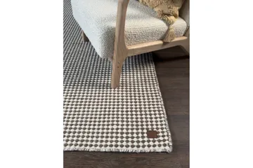 Mohardi Ullmatta 160x230 cm Rektangulär - Mörkbeige - Textil & mattor - Matta - Modern matta - Ullmatta