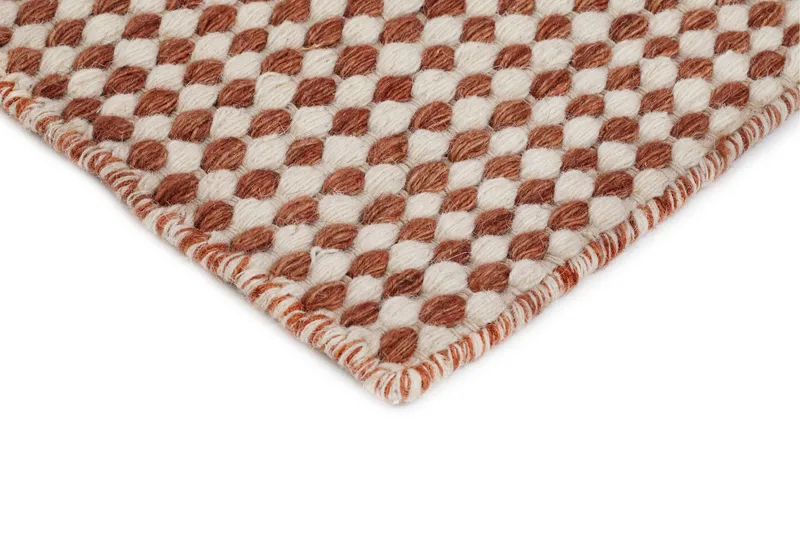 Mohardi Ullmatta 160x230 cm Rektangulär - Terrakotta - Textil & mattor - Matta - Modern matta - Ullmatta