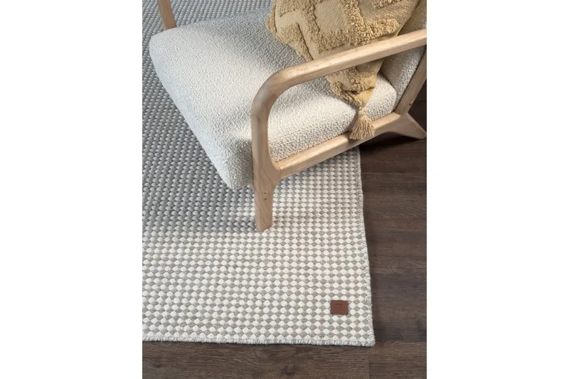 Mohardi Ullmatta 200x300 cm Rektangulär - Grå - Textil & mattor - Matta - Modern matta - Ullmatta