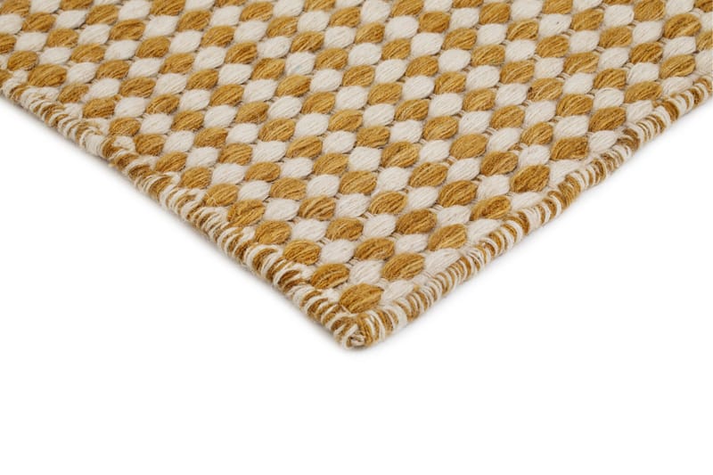 Mohardi Ullmatta 80x300 cm Oblong - Gul - Textil & mattor - Matta - Modern matta - Ullmatta