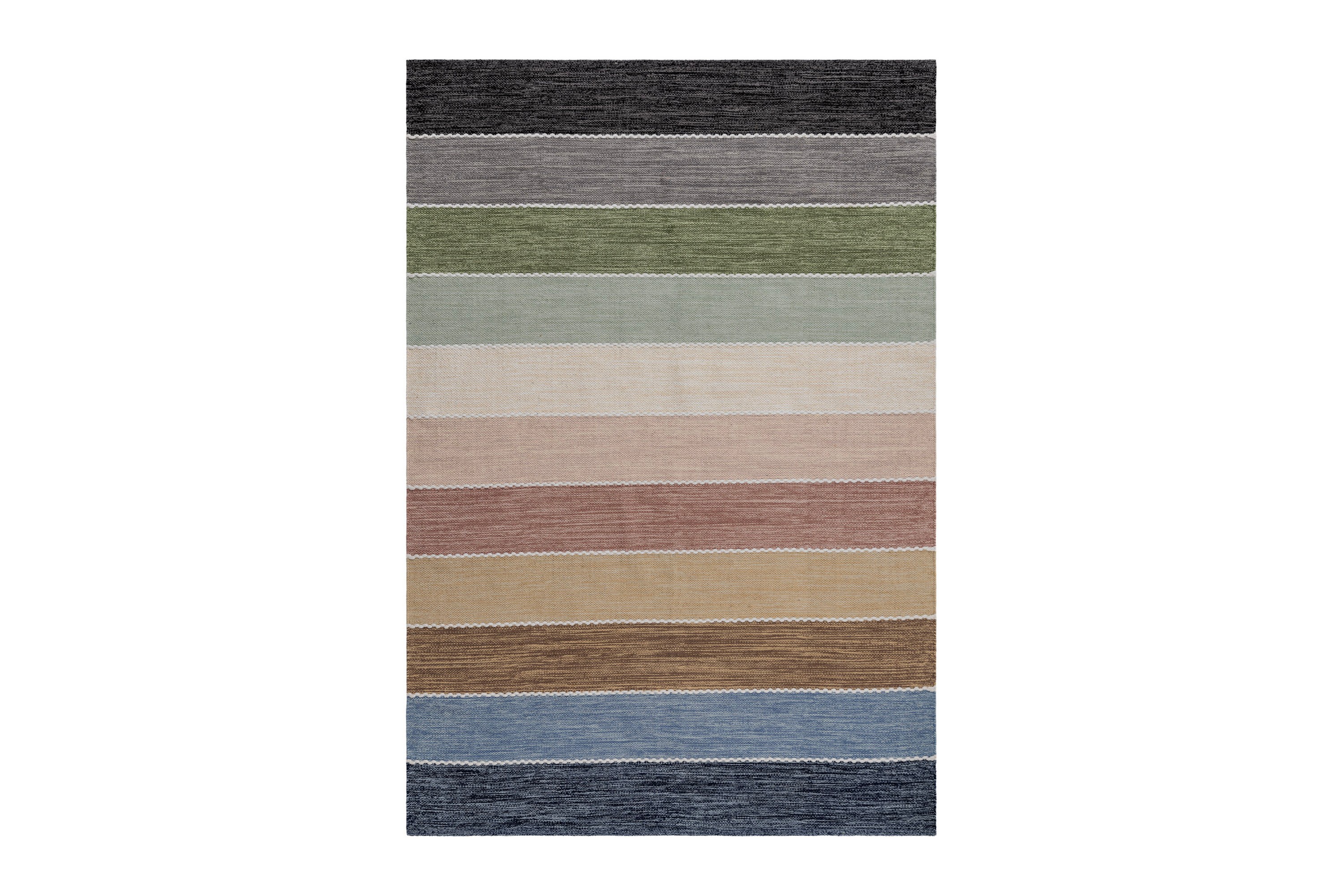 mohsina bomullsmatta 160x230 cm rektangulär - flerfärgad