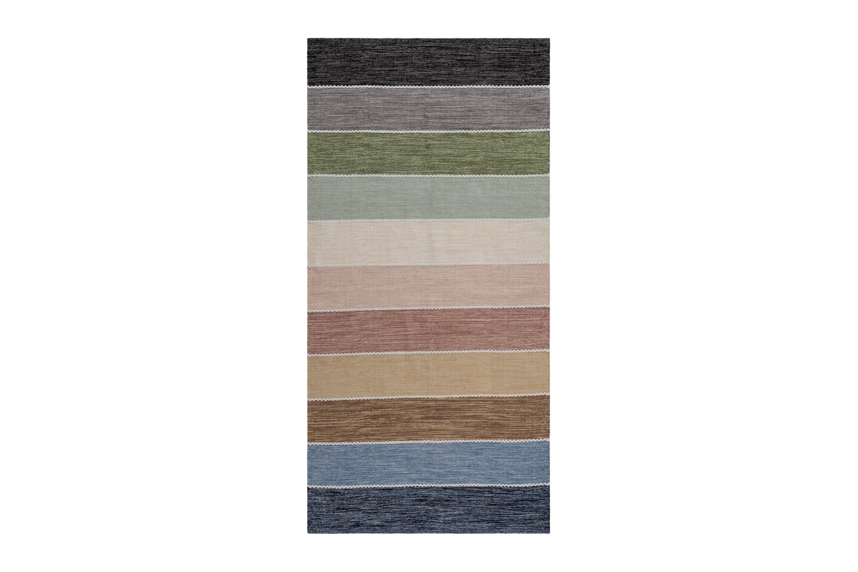 mohsina bomullsmatta 75x220 cm oblong - flerfärgad