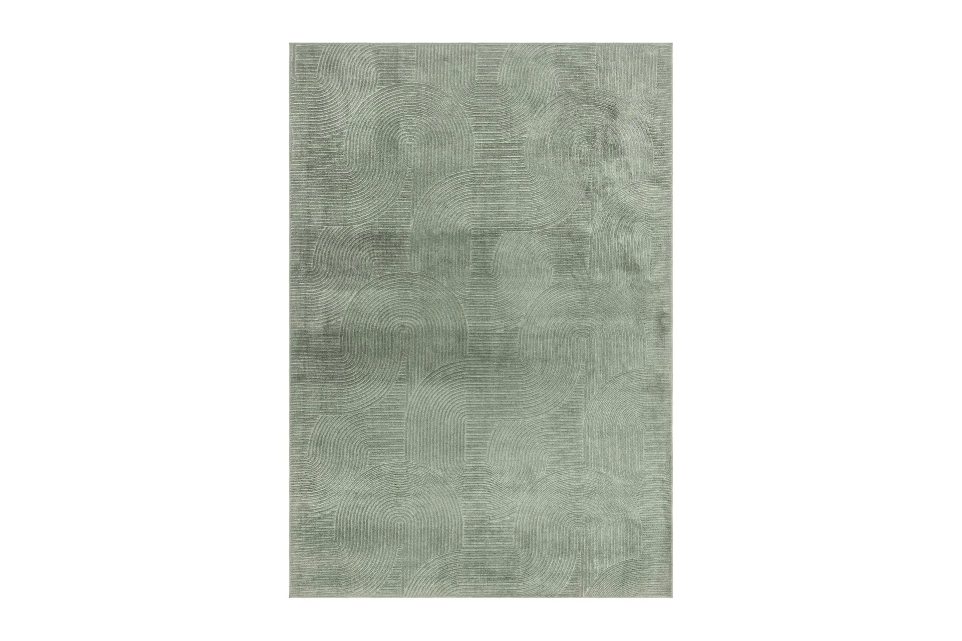 momita friezematta 160x230 cm rektangulär - grön