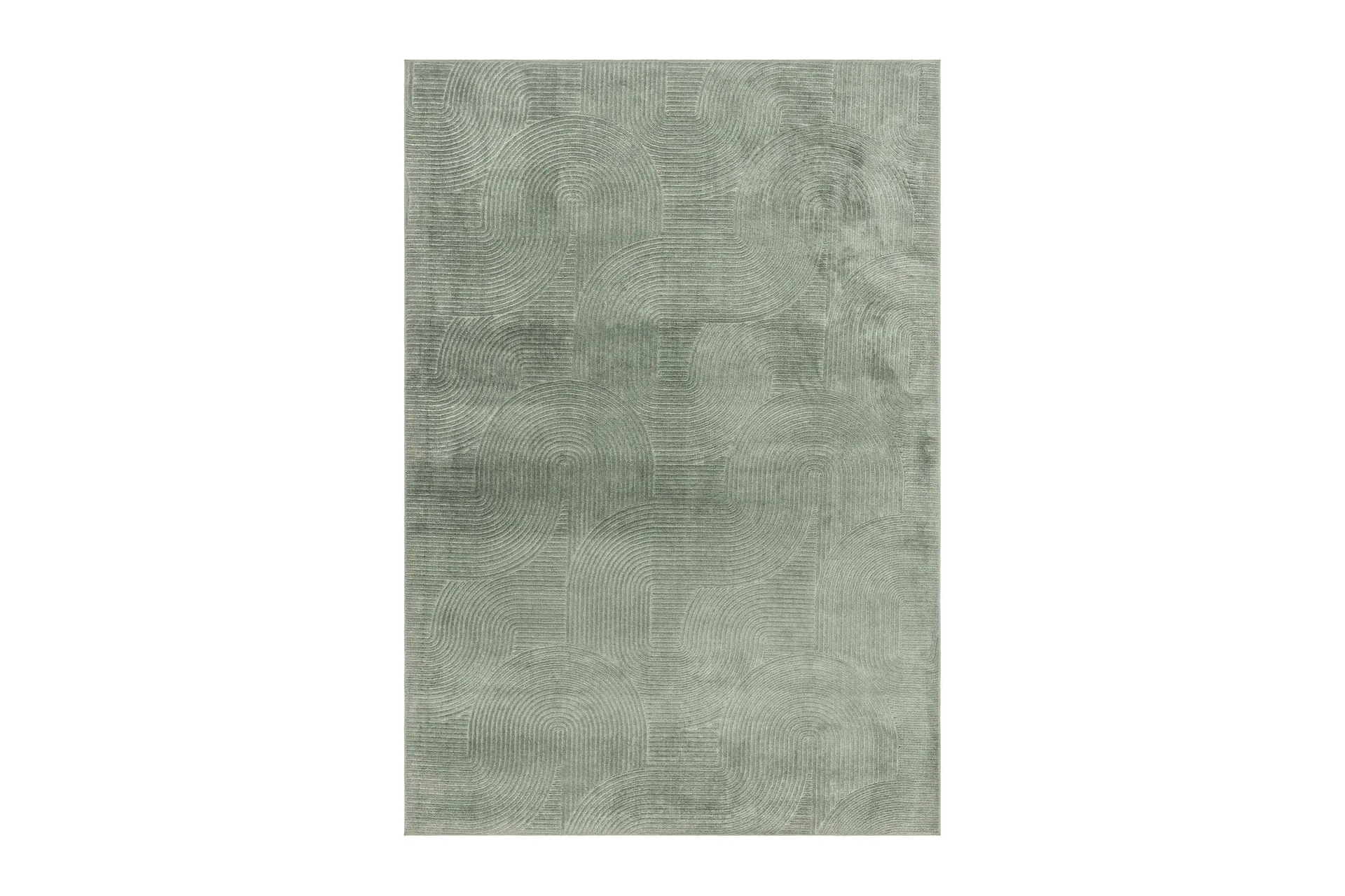Momita Friezematta 200x290 cm Rektangulär - Grön