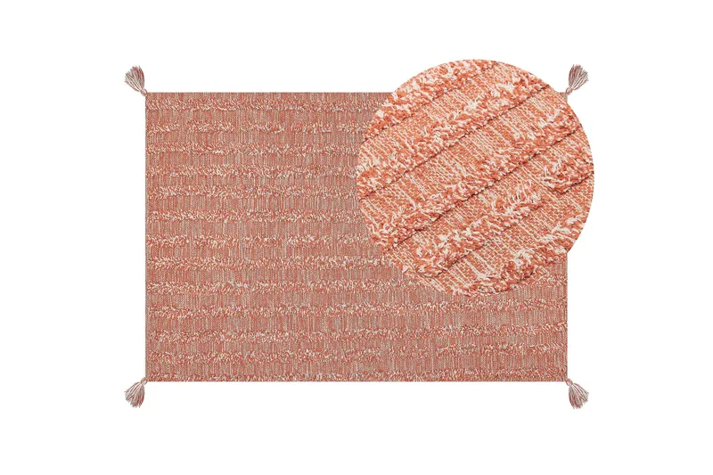 Mugla Ryamatta 160x230 cm - Orange - Textil & mattor - Matta - Modern matta - Ryamatta