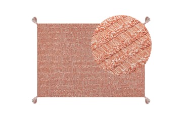 Mugla Ryamatta 160x230 cm - Orange - Textil & mattor - Matta - Modern matta - Bomullsmatta