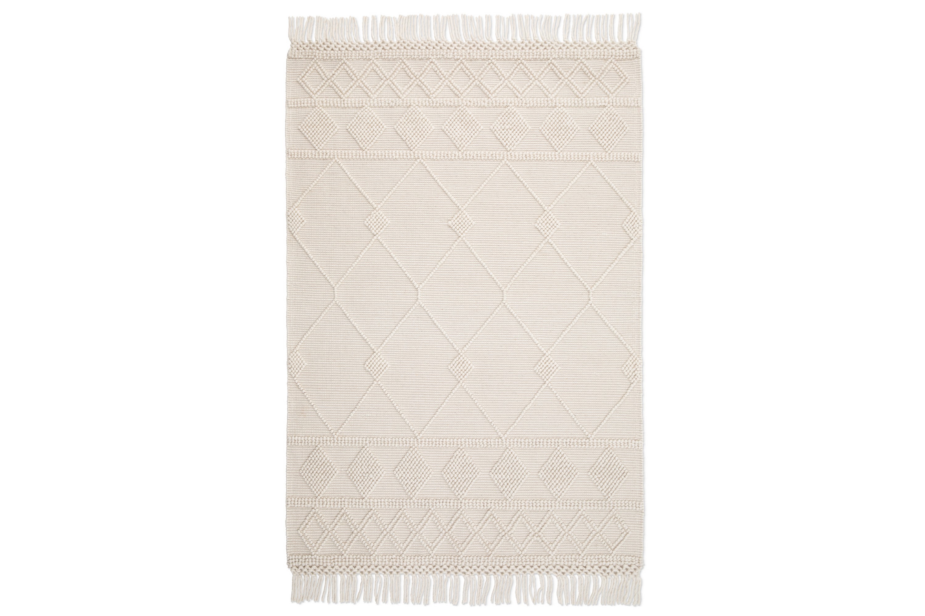 Nepal Ullmatta 75x200 cm Vit