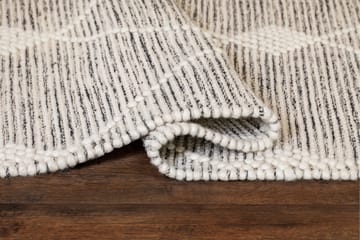 Nepal Ullmatta 75x200 cm - Svart - Textil & mattor - Matta - Modern matta - Ullmatta