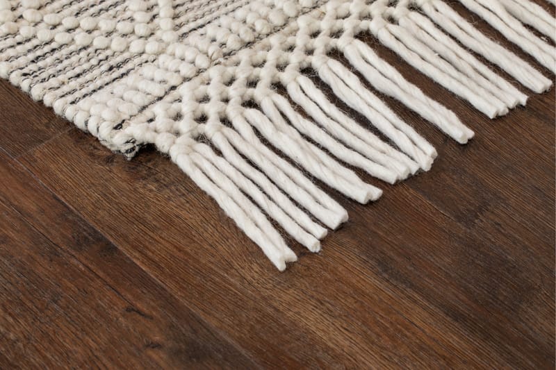Nepal Ullmatta 75x200 cm - Svart - Textil & mattor - Matta - Modern matta - Ullmatta