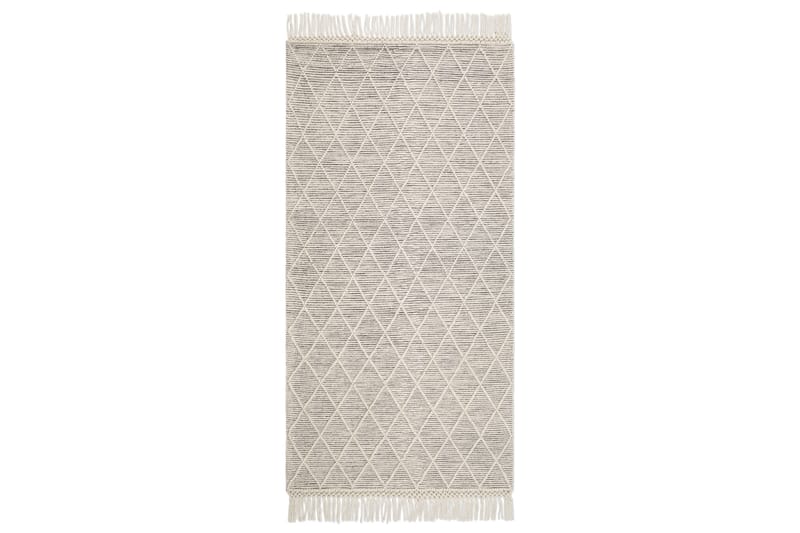 Nepal Ullmatta 75x200 cm - Svart - Textil & mattor - Matta - Modern matta - Ullmatta