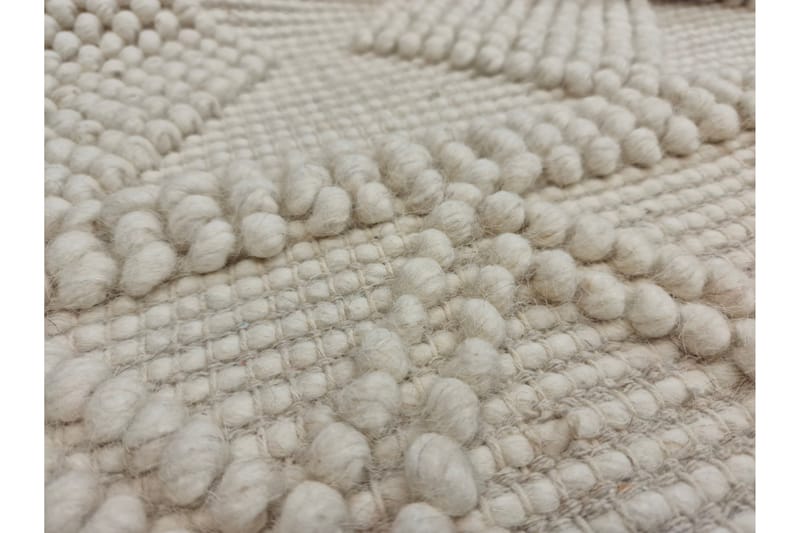Nepal Ullmatta 75x200 cm - Vit - Textil & mattor - Matta - Modern matta - Ullmatta
