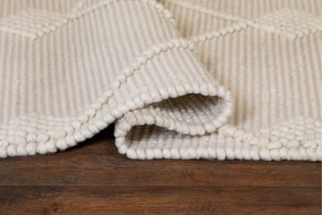 Nepal Ullmatta 75x200 cm - Vit - Textil & mattor - Matta - Modern matta - Ullmatta