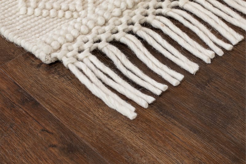 Nepal Ullmatta 75x200 cm - Vit - Textil & mattor - Matta - Modern matta - Ullmatta