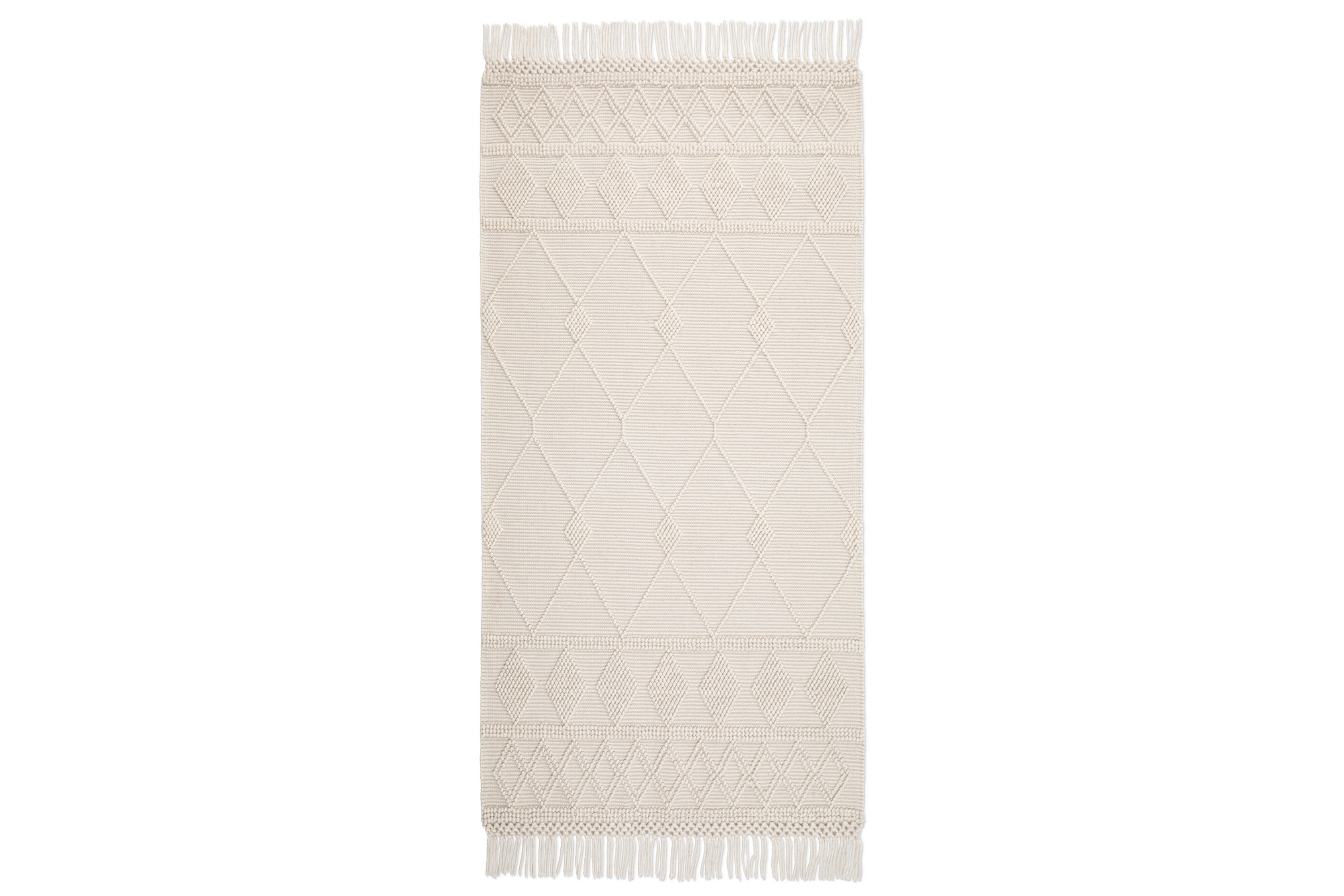 Nepal Ullmatta 75x200 cm Vit