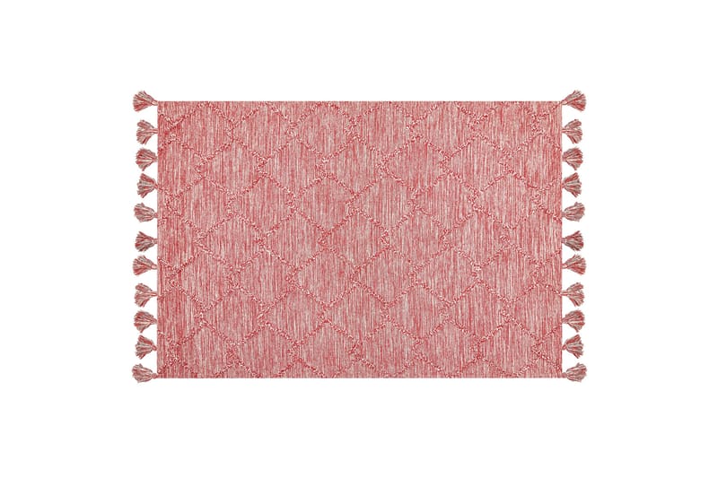 Nigde Ryamatta 140x200 cm - Röd - Textil & mattor - Matta - Modern matta - Bomullsmatta