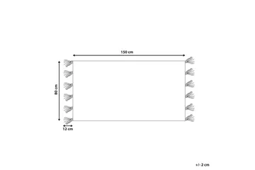 Nigde Ryamatta 80x150 cm - Röd - Textil & mattor - Matta - Modern matta - Bomullsmatta