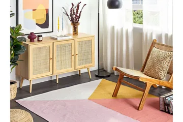 Nizip Ryamatta 160x230 cm - Rosa - Textil & mattor - Matta - Modern matta - Bomullsmatta