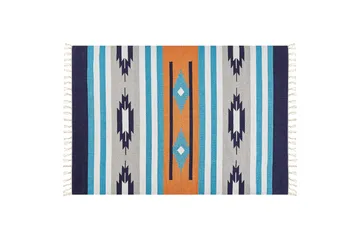 Noratus Bomullsmatta 200x300 cm - Blå - Textil & mattor - Matta - Modern matta - Bomullsmatta