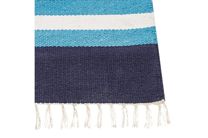 Noratus Bomullsmatta 80x300 cm - Blå - Textil & mattor - Matta - Modern matta - Bomullsmatta