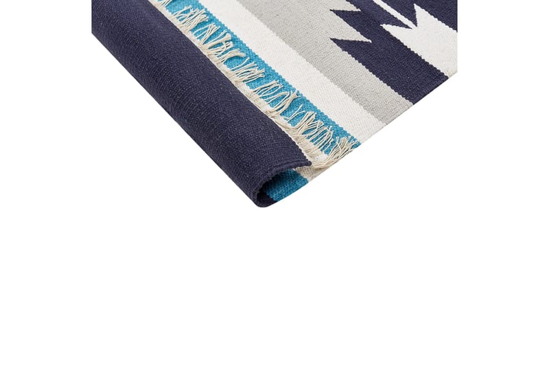 Noratus Bomullsmatta 80x300 cm - Blå - Textil & mattor - Matta - Modern matta - Bomullsmatta