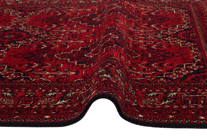 Noriyasu Gångmatta 80x150 cm Rektangulär - Röd - Textil & mattor - Matta - Modern matta - Wiltonmatta